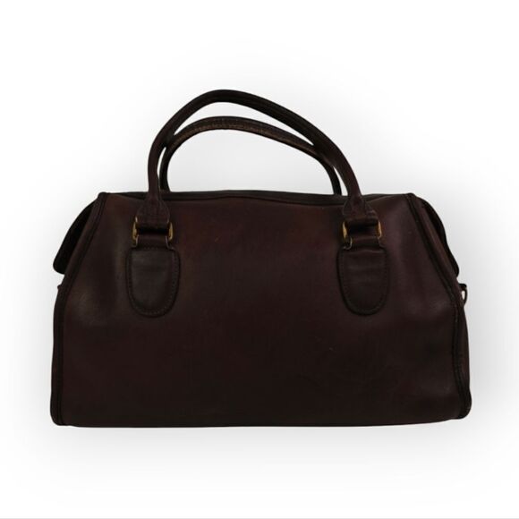 Vintage 70s Coach Mahogany Broadway Satchel Leather Shoulder Bag \ Made In USA - Picture 1 of 16